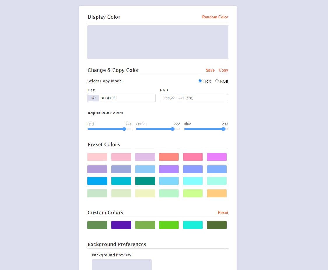 RGB Color Generator Pro